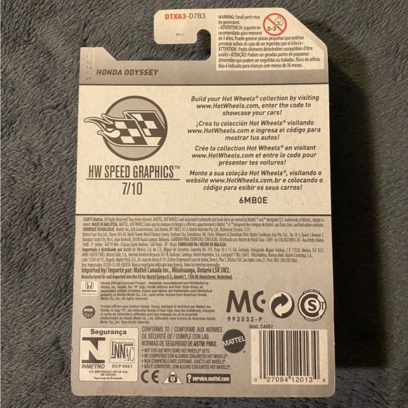 "🥦5/$25🥦" Hot Wheels Honda Odyssey - Picture 4 of 4